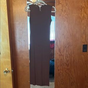 See You Monday Chocolate Brown Maxi Dress